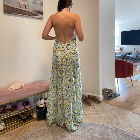 Ro’s Garden summer maxi halter dress. - Picture 6 of 10